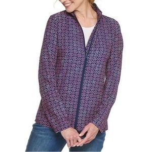 Chic Croft & Barrow Lightweight Zip-Front Windbreaker Jacket